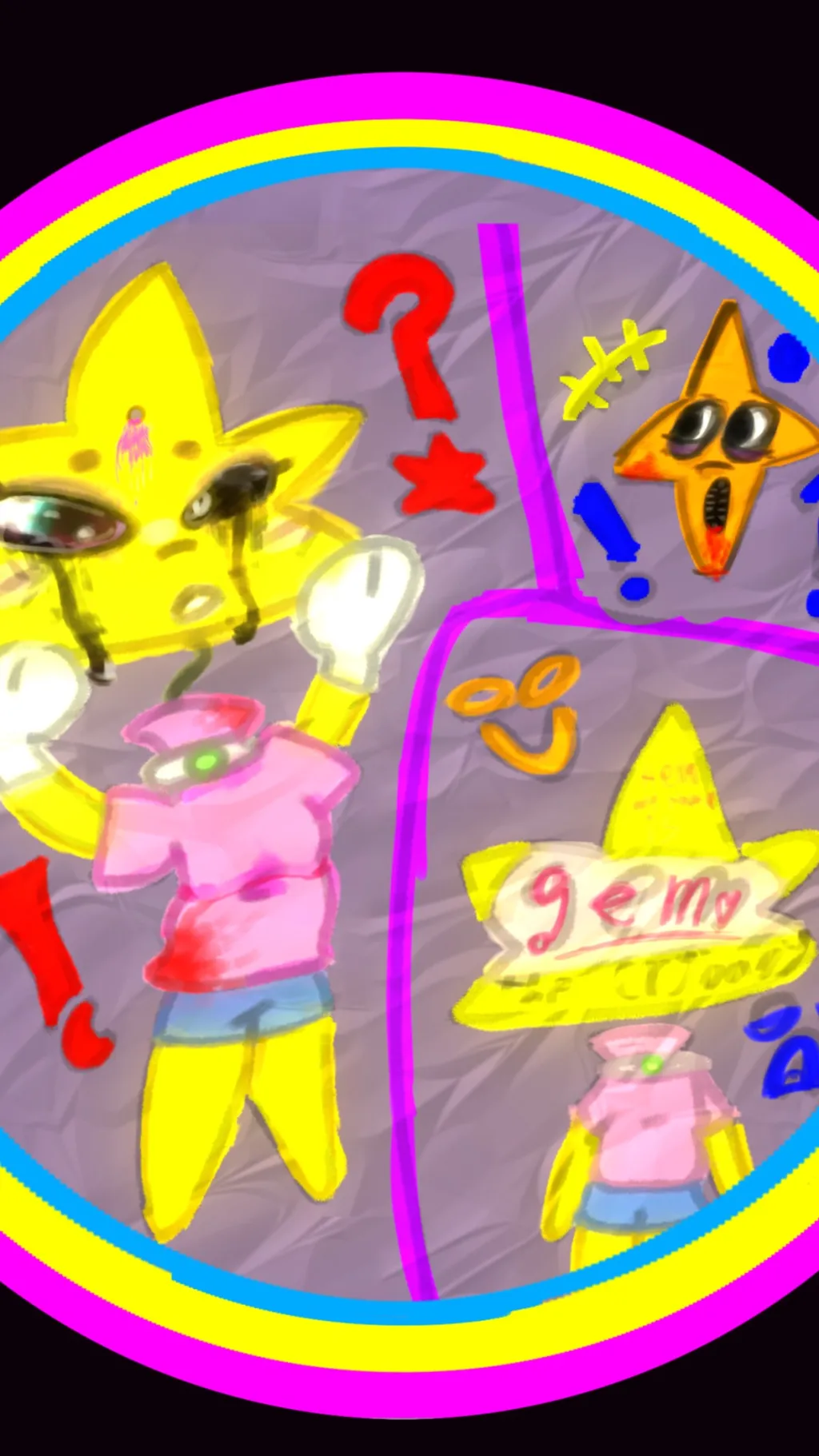 ai character: Gem  background