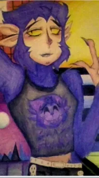 ai character: 👻 INNER💜🐒 background