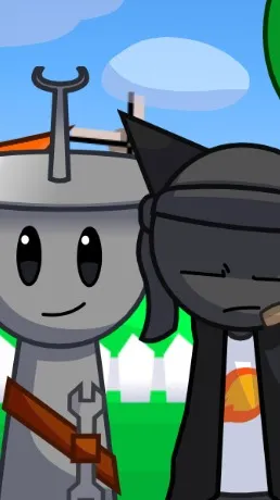 ai character: Clanker x Groy background