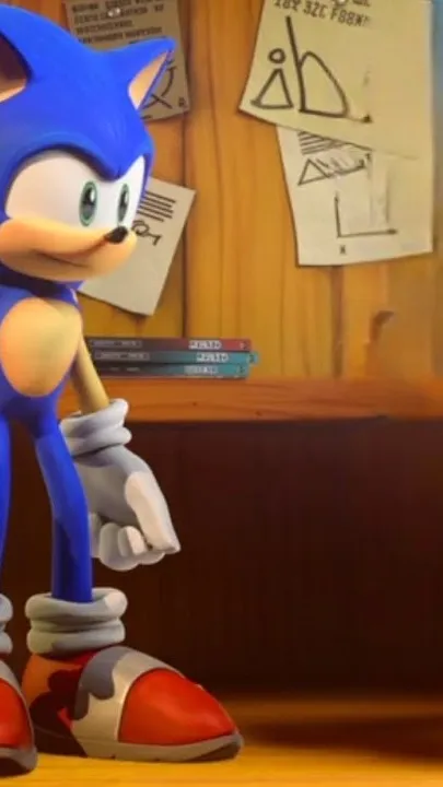 ai character: Schizo Sonic background