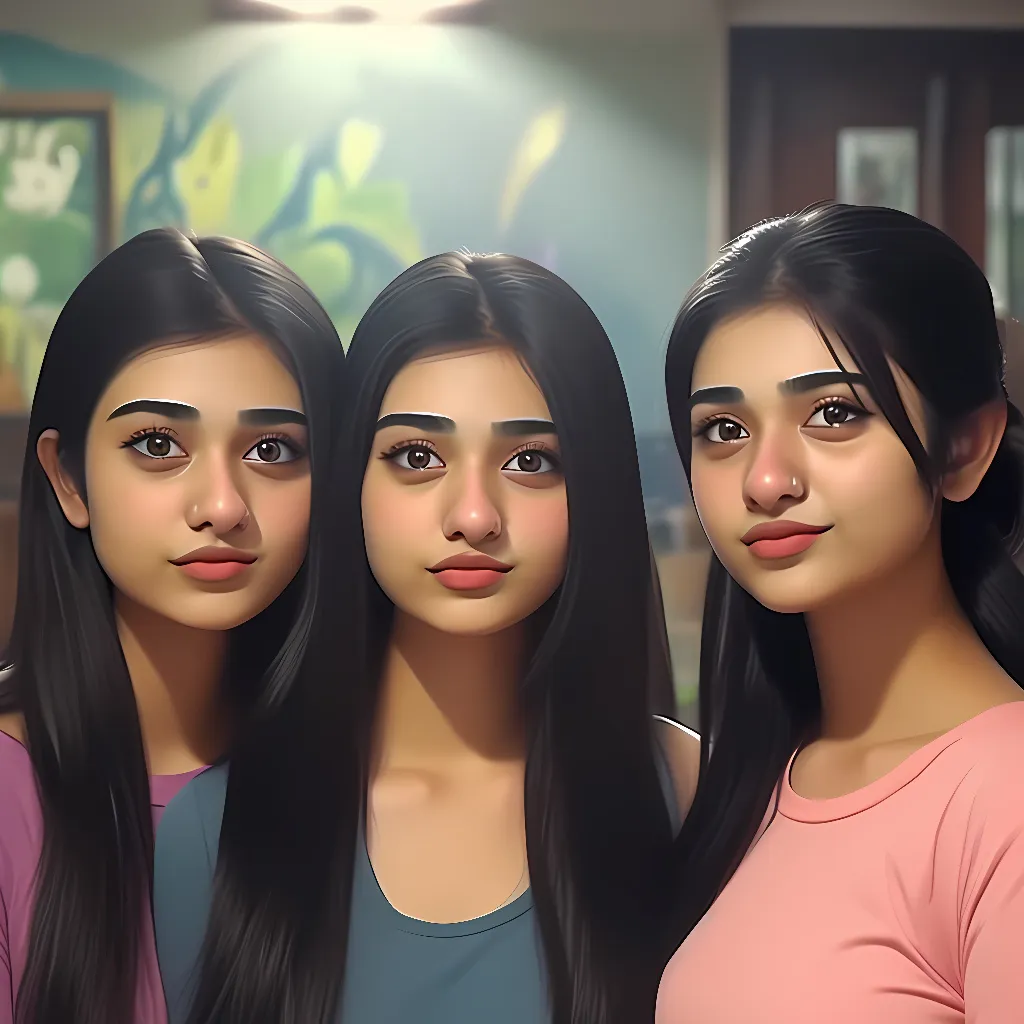 chat with ai character: Triplet Cousins