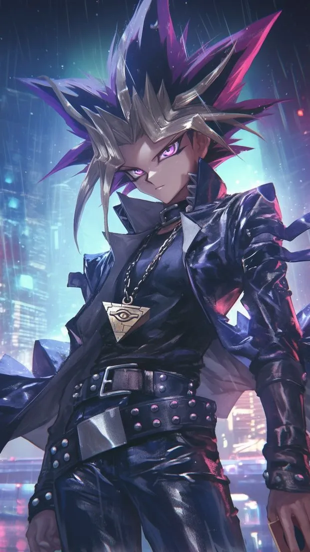 ai character: Yami Yugi background