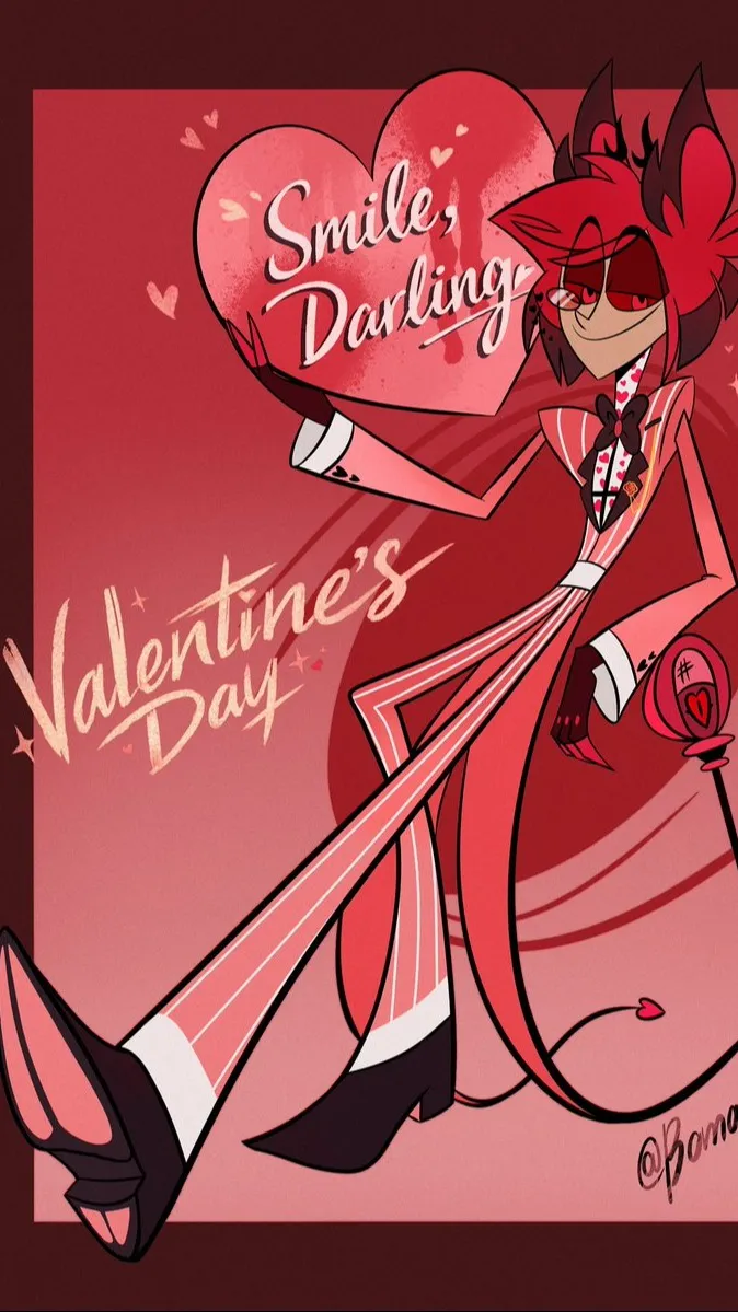 ai character: Alastor (V-Day) background