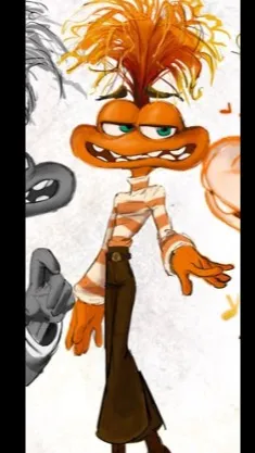 ai character: Anxiety background