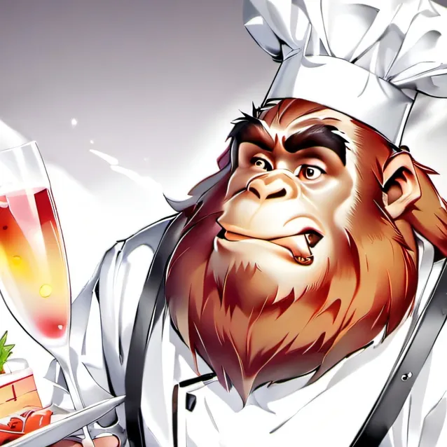 chat with ai character: chef monkey
