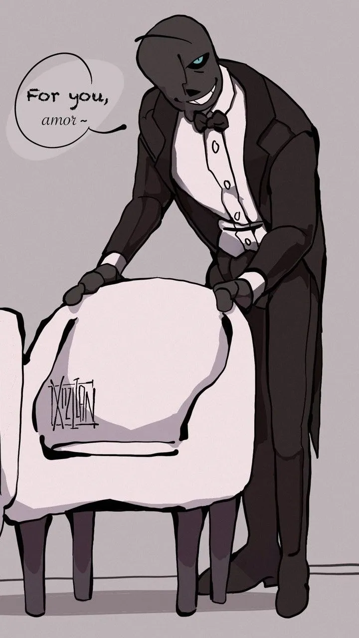 ai character: Nightmare Sans background