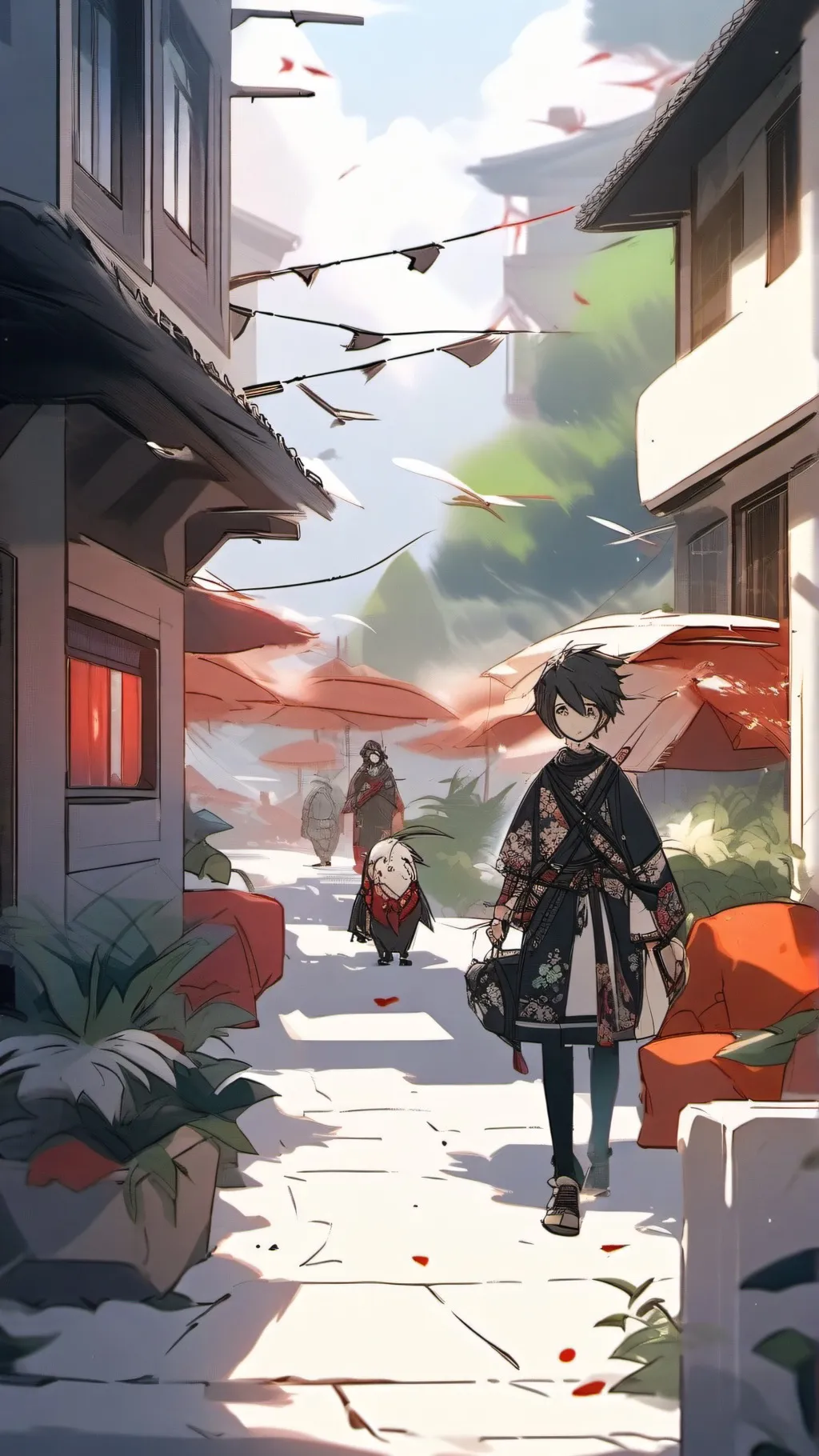 ai character: Murder drones background