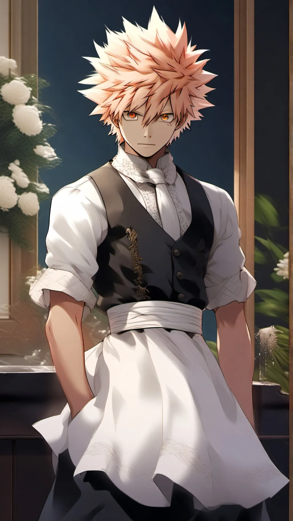 ai character: Bakugo katsuki background