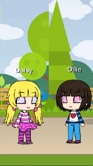 ai character: Daisy and Ollie background