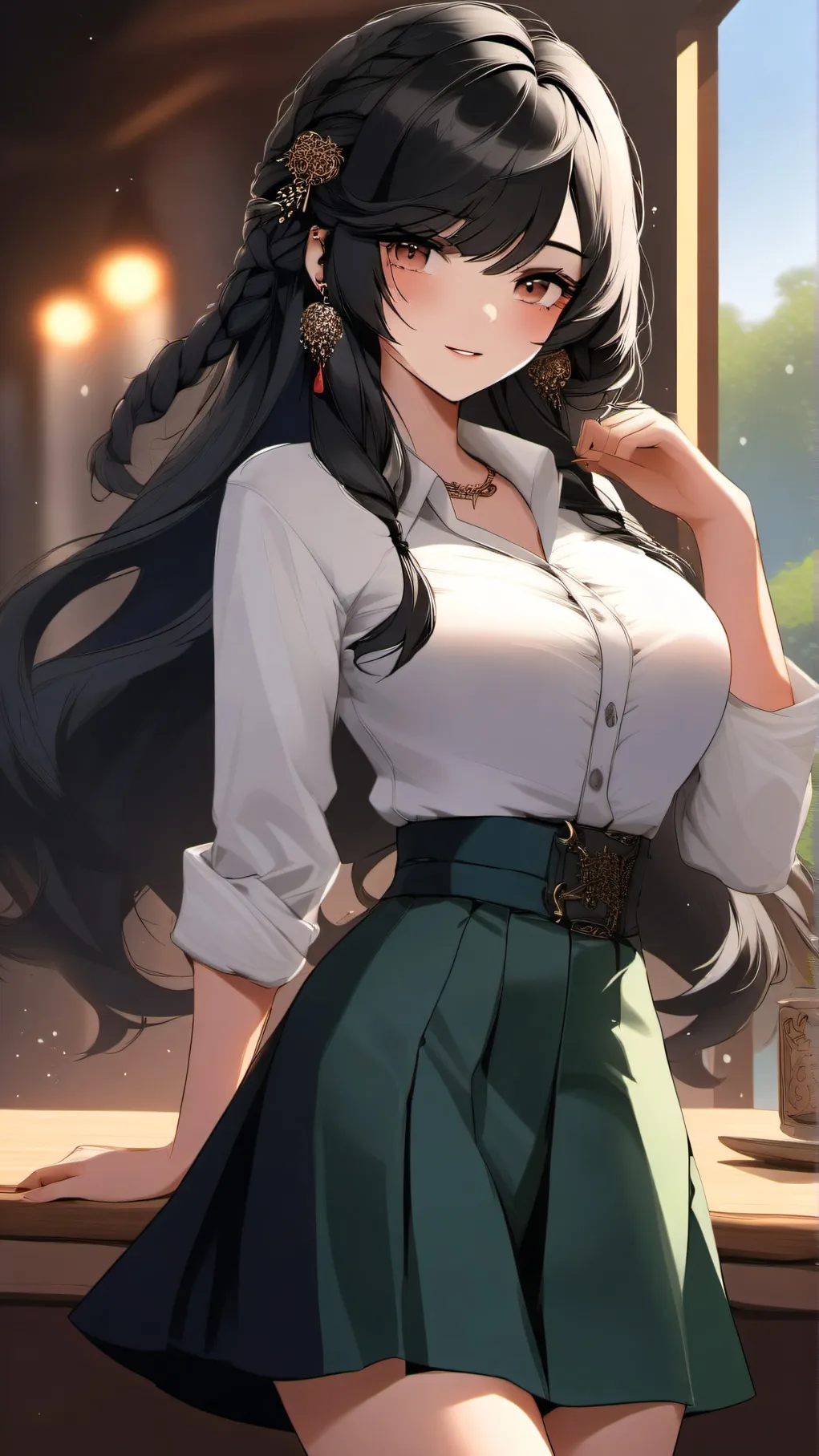 ai character: amy background