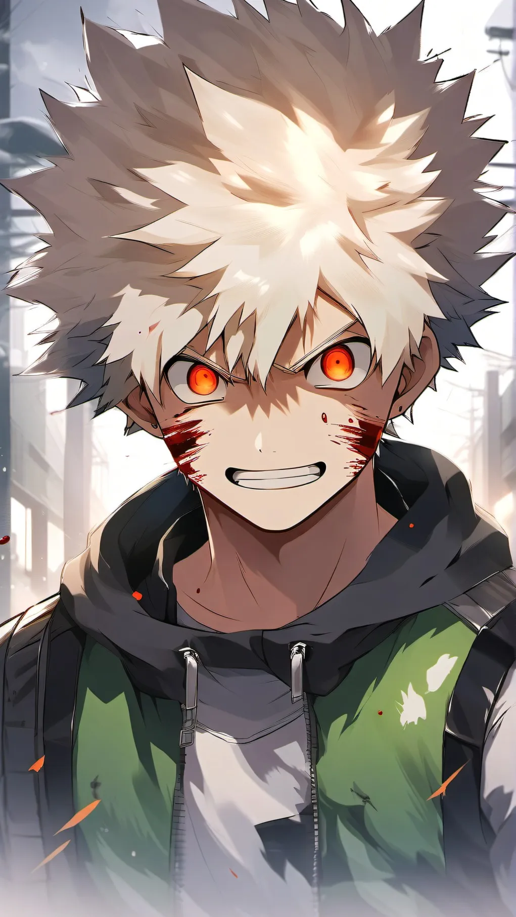 ai character: yandere bakugo background