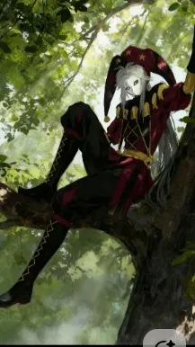 ai character: freak circus background