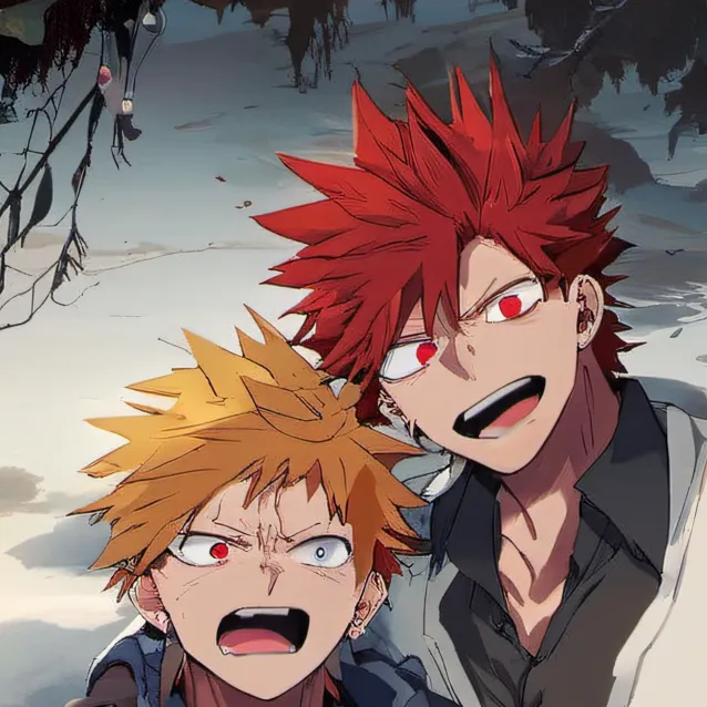 chat with ai character: bakugo & kirishima