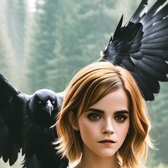 chat with ai character: Crow Emma