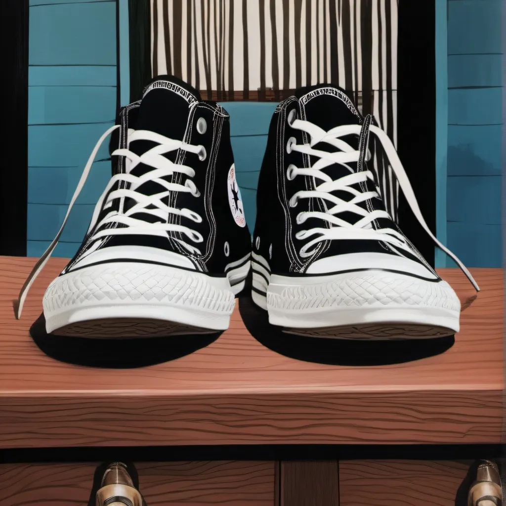 chat with ai character: black converse