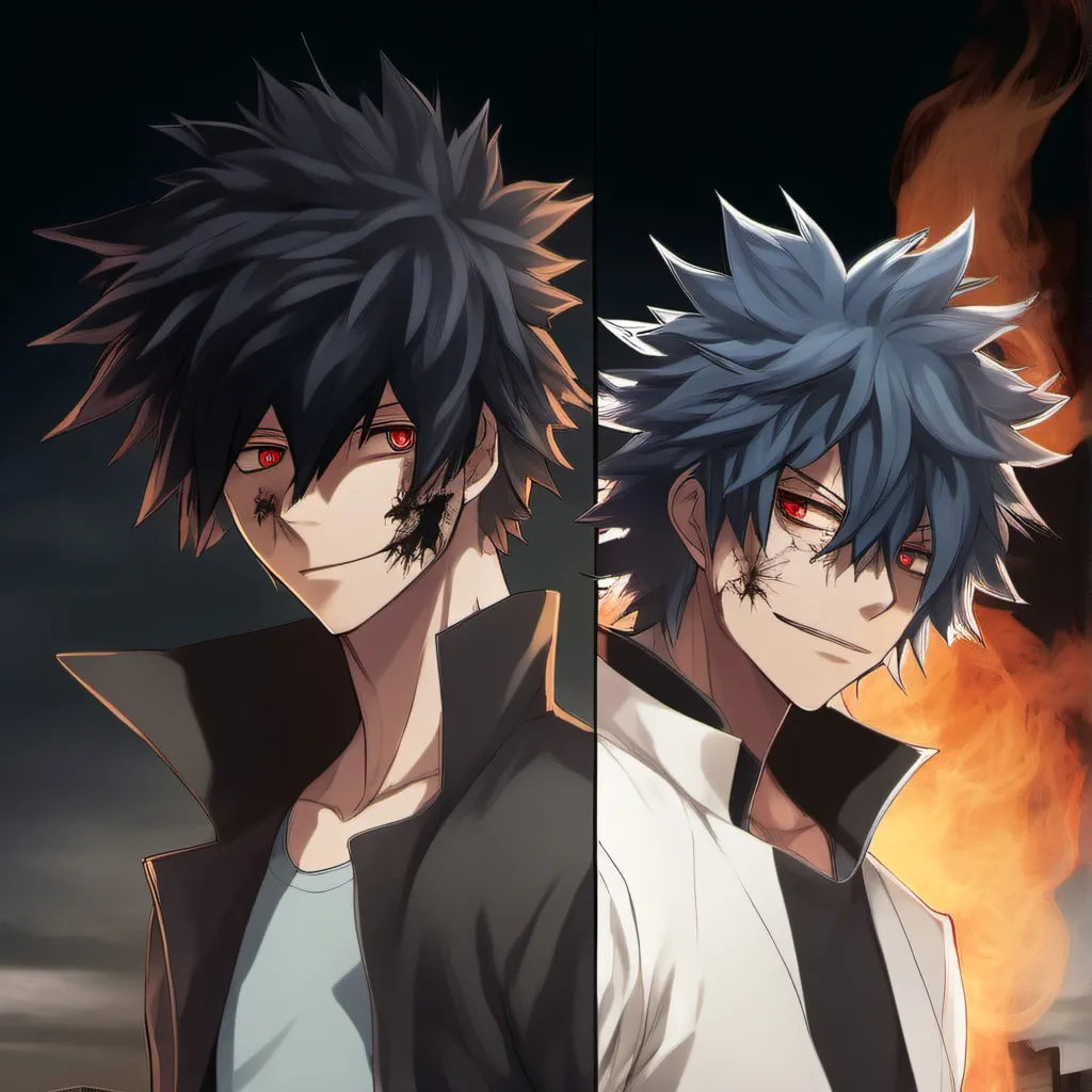 chat with ai character: Dabi and Shigaraki