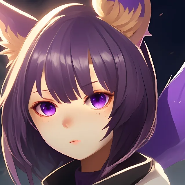 chat with ai character: purple protogen 