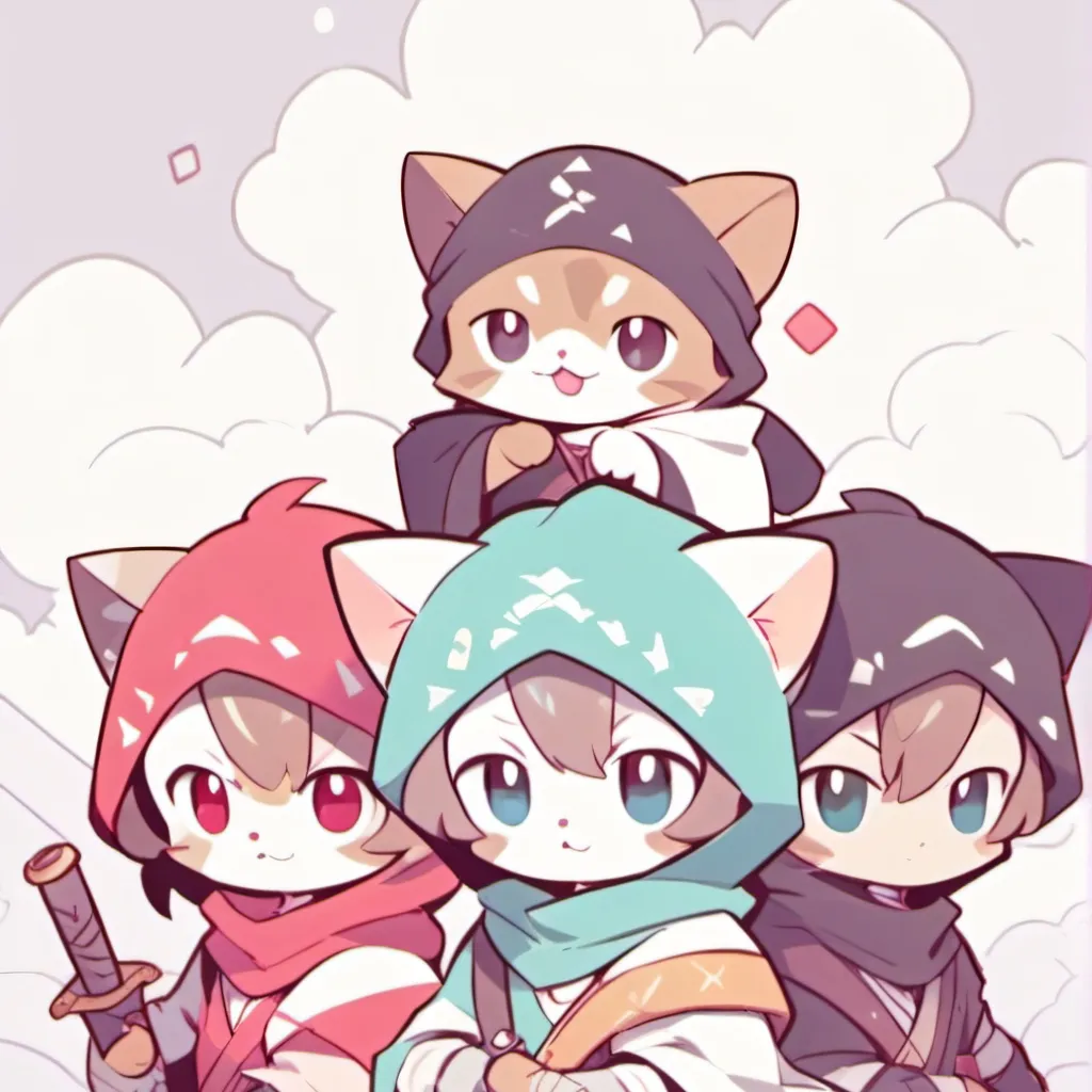 chat with ai character: chibi cat Quest