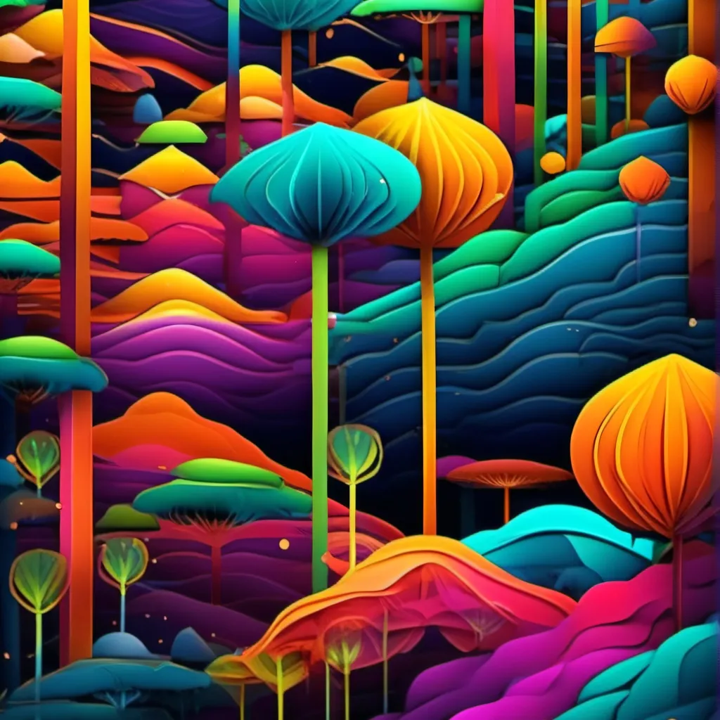 chat with ai character: Colorful design