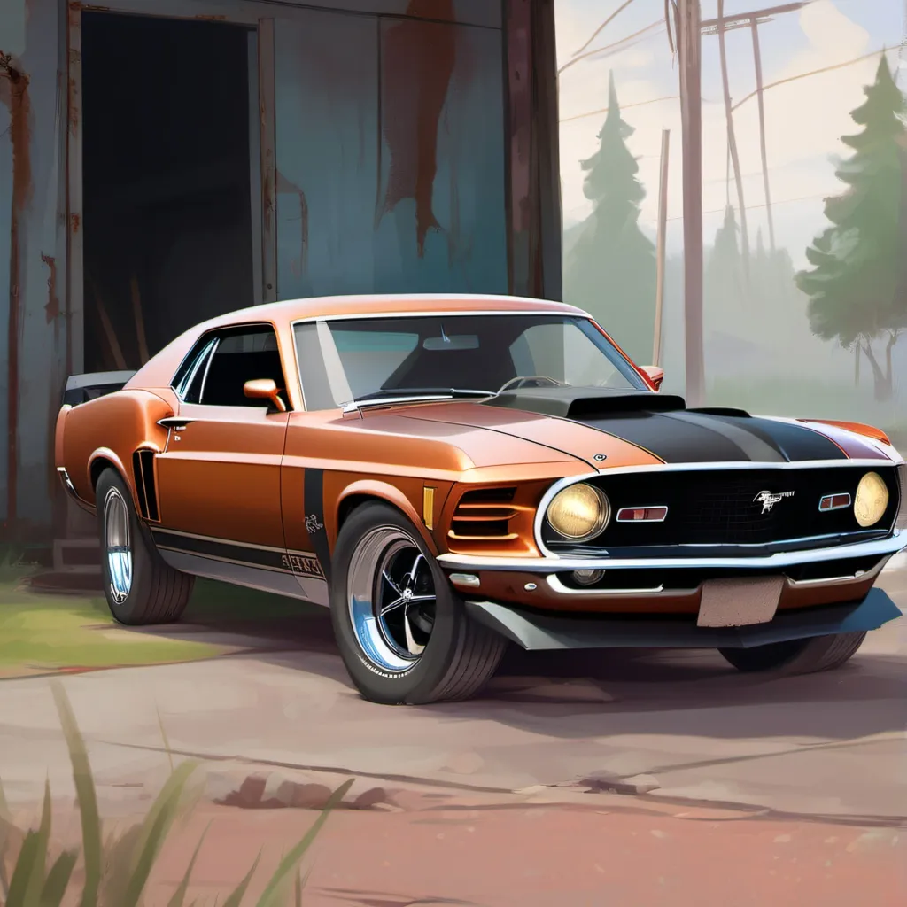 chat with ai character: 1970 Boss Mustang 