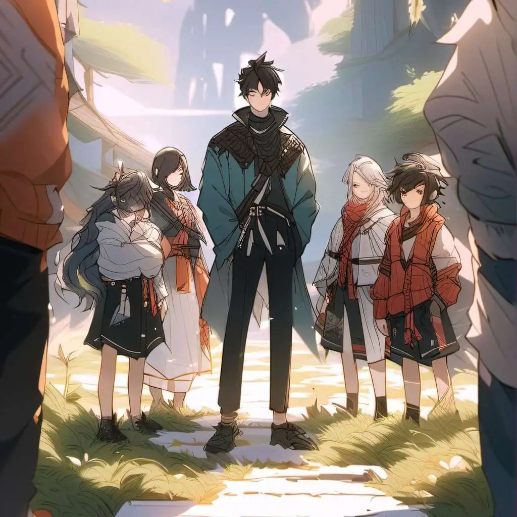 chat with ai character: Celestial humans.