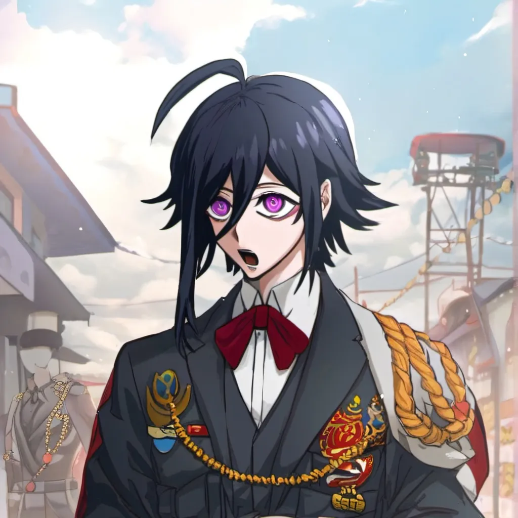 chat with ai character: kokichi ouma 