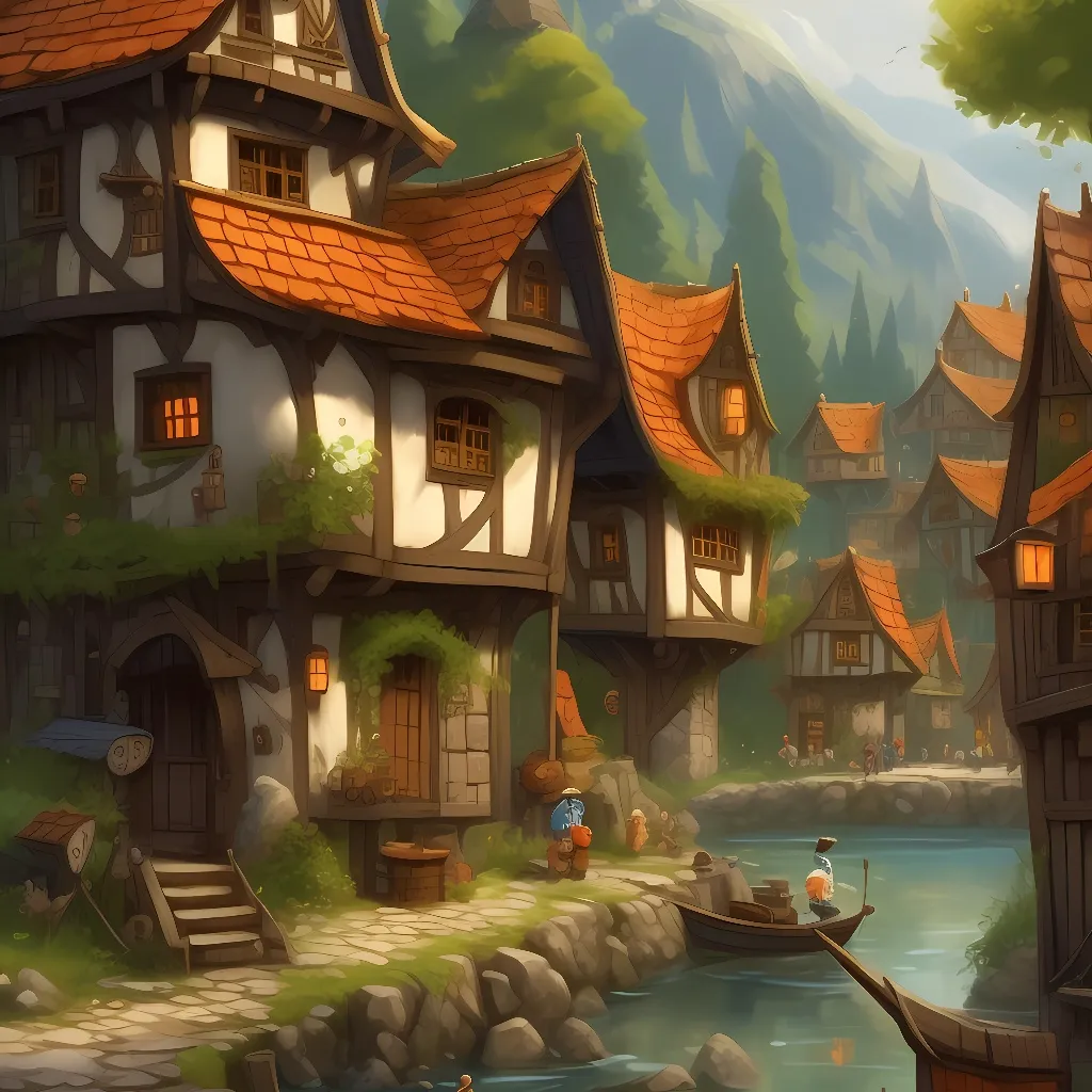 chat with ai character: Little Village RPG