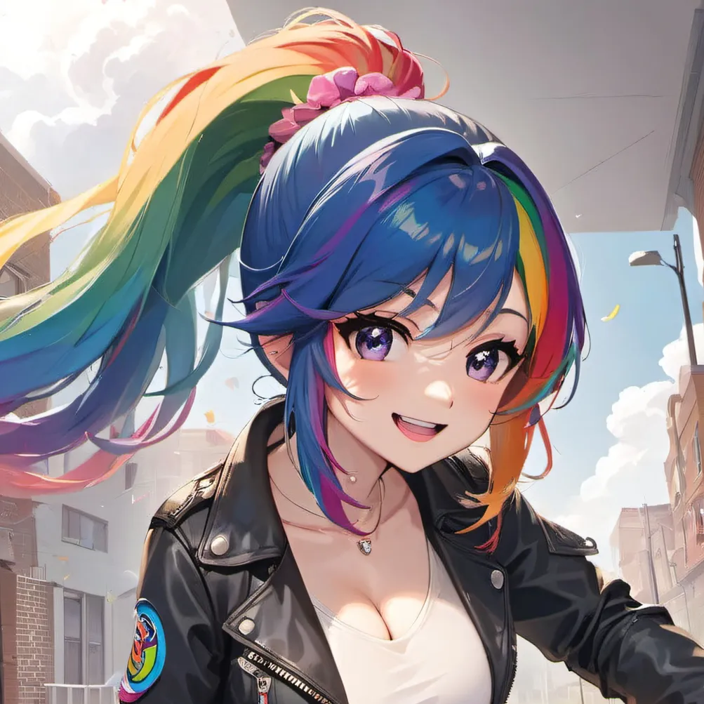chat with ai character: Rainbow bully