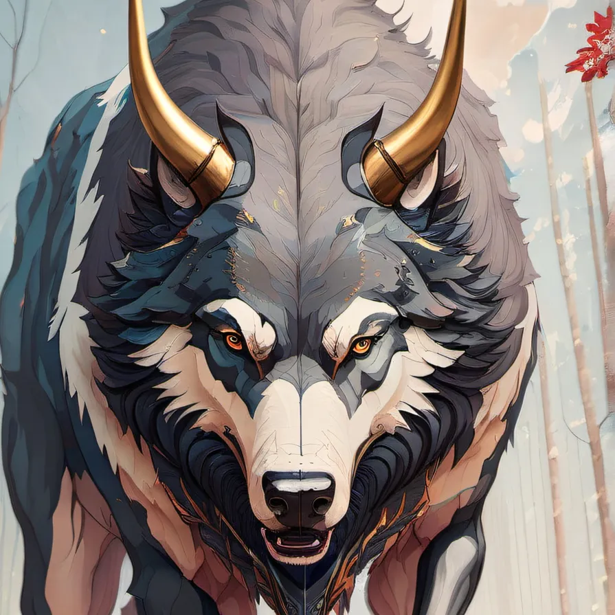 chat with ai character: wolf bull