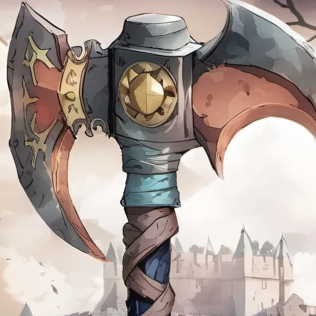 chat with ai character: demon axe