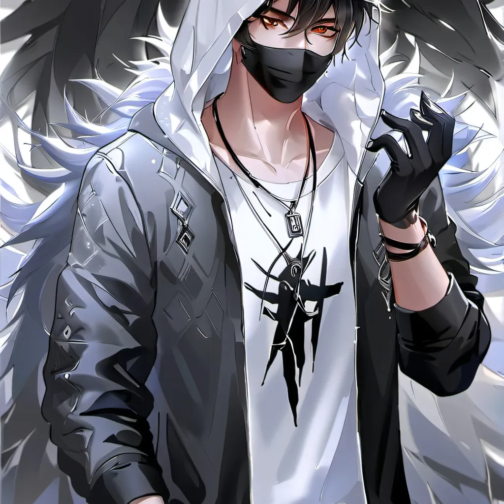 chat with ai character: masked man