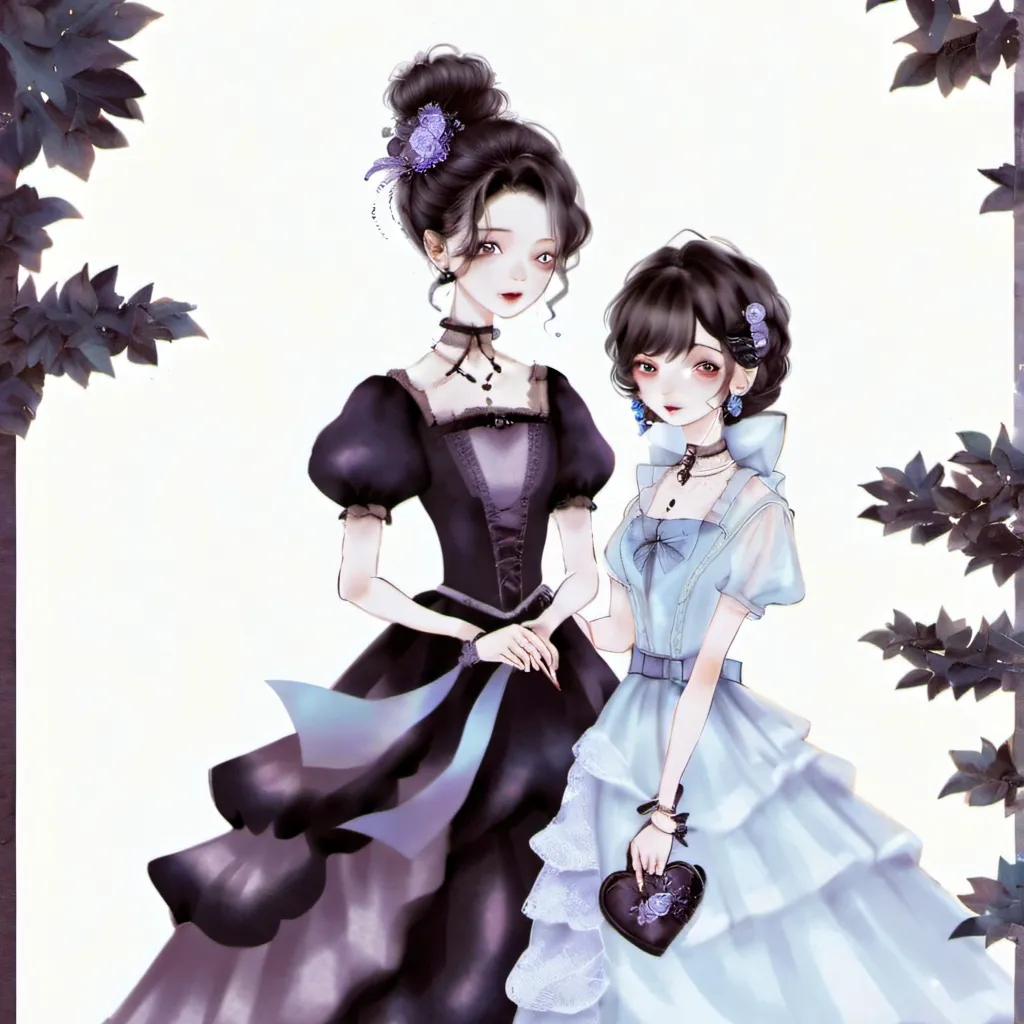 chat with ai character: snow and Luna