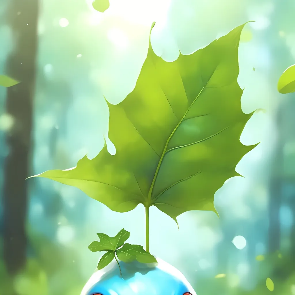 chat with ai character: blue pikmans