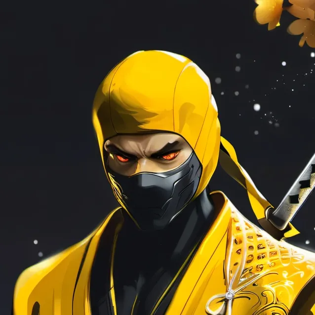 chat with ai character: Twyn yellow ninja 