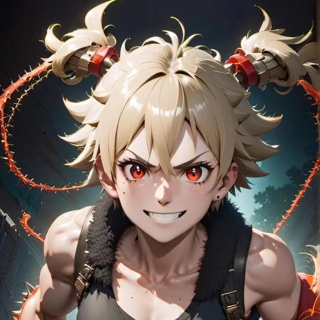 chat with ai character: Female Bakugo 