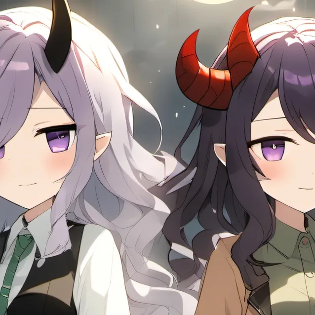 chat with ai character: Lunar & Eclipse 