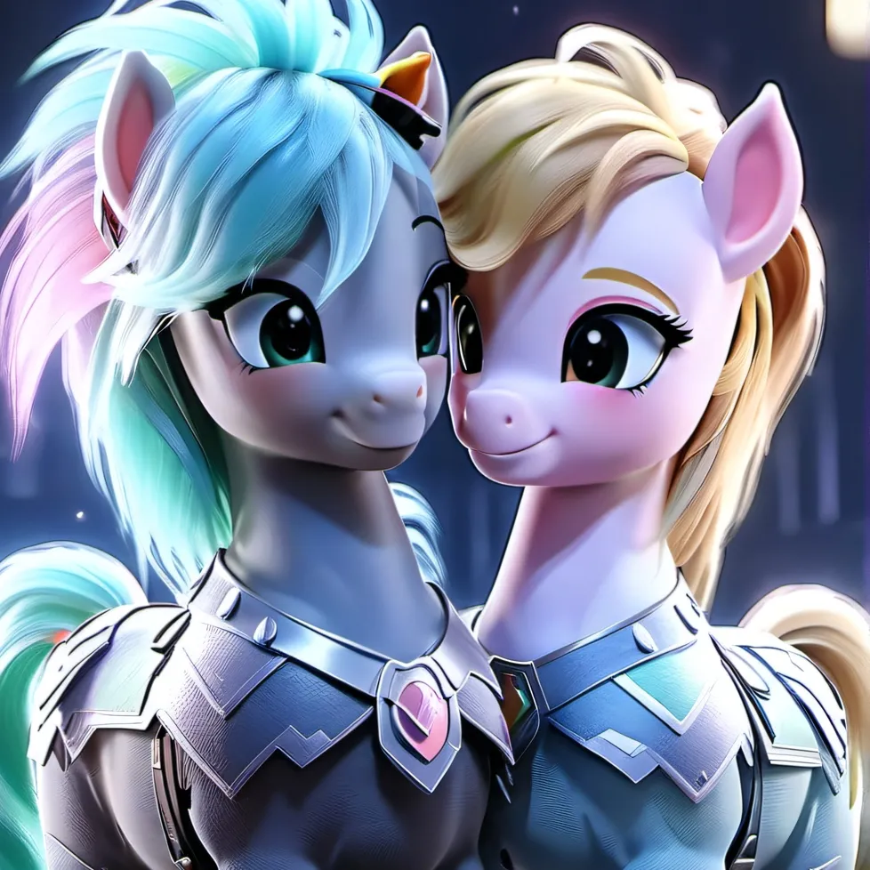 chat with ai character: Two princes ponies