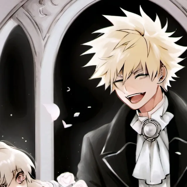 chat with ai character: Bakugo wedding 