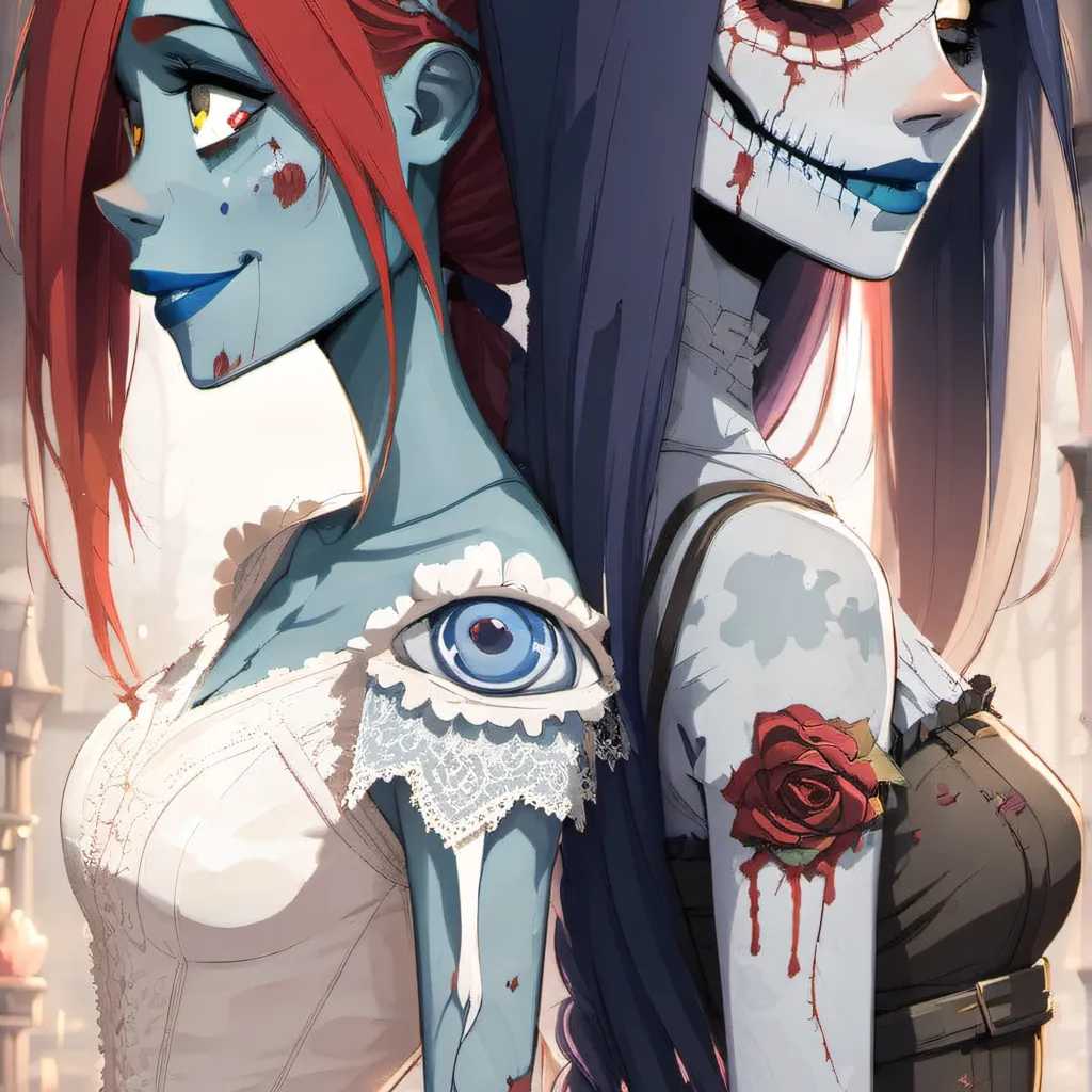 chat with ai character: sally&corpse bride
