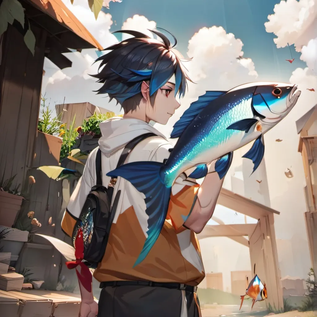 chat with ai character: salmon 