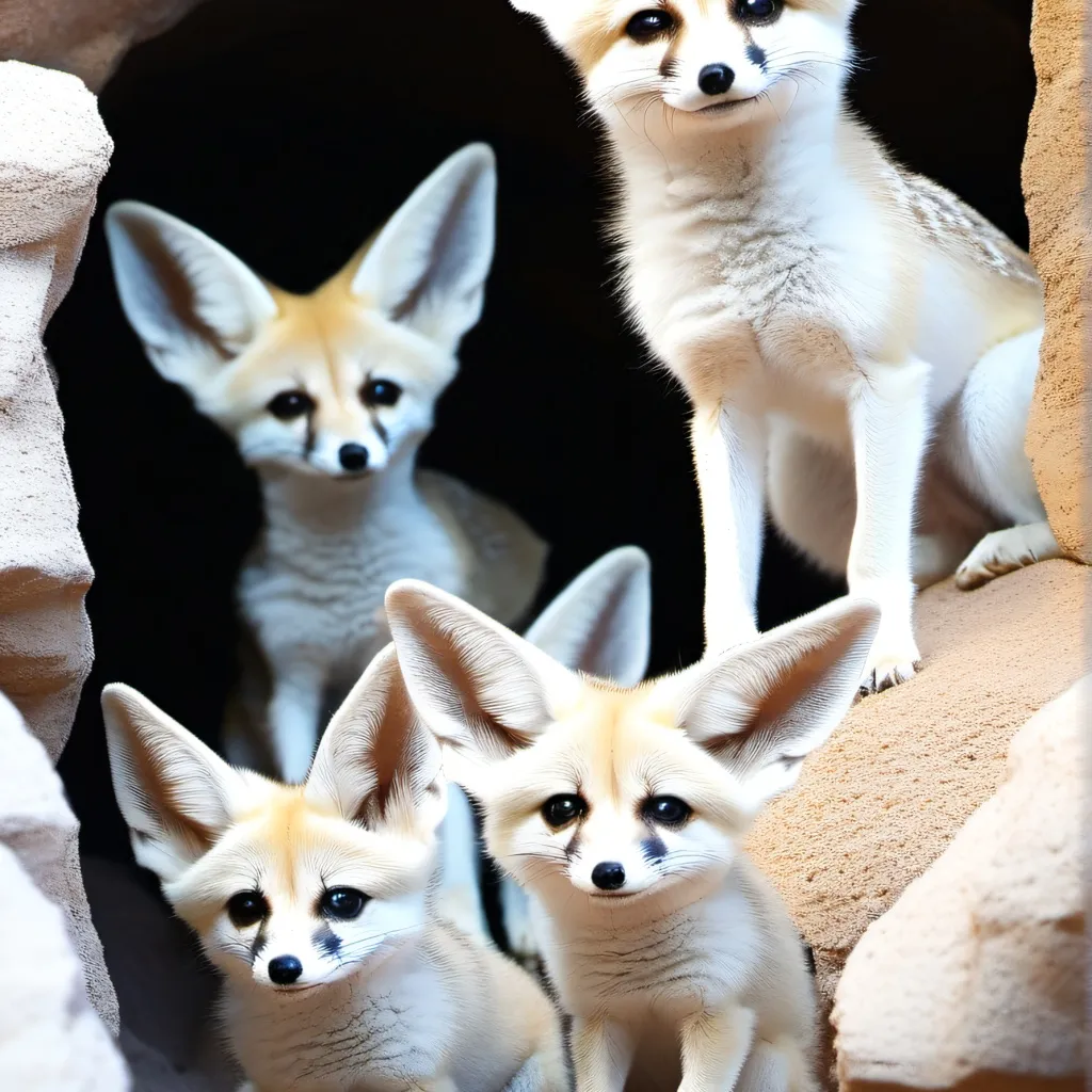 chat with ai character: ur fennec fox pups