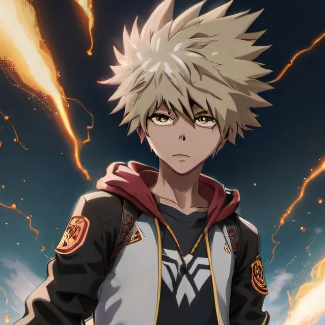 chat with ai character: katsuki bakuogo