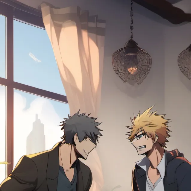 chat with ai character: bakugo and dabi~
