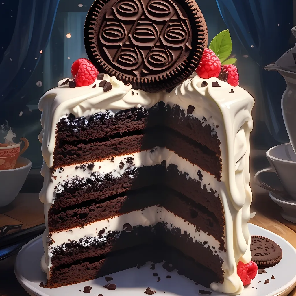 chat with ai character: the best Oreo cake