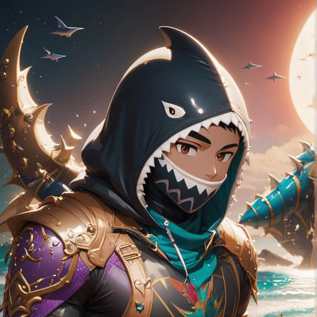 chat with ai character: Sharkman 