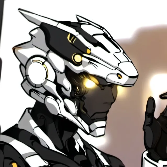 chat with ai character: black and white pr