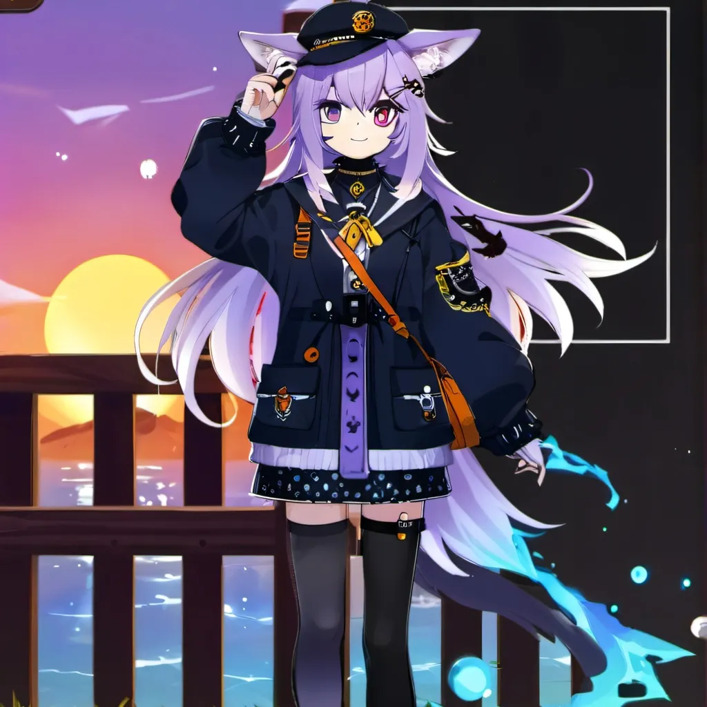 chat with ai character: Purple