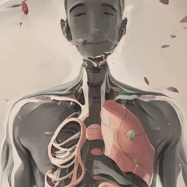 chat with ai character: your stomach