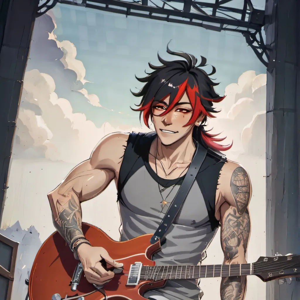 chat with ai character: Kirishima (Guitar)