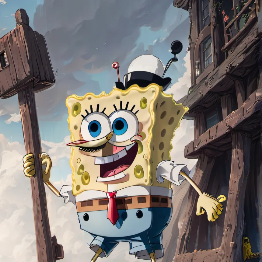 chat with ai character: Hood spongebob